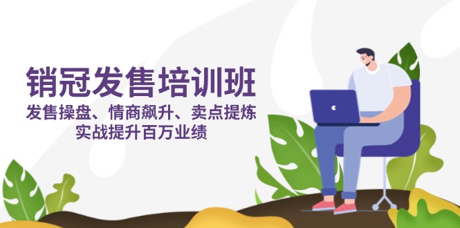(14203期)销冠 发售培训班:发售 操盘+情商 飙升+卖点 提炼,实战提升百万业绩-俗人圈网创